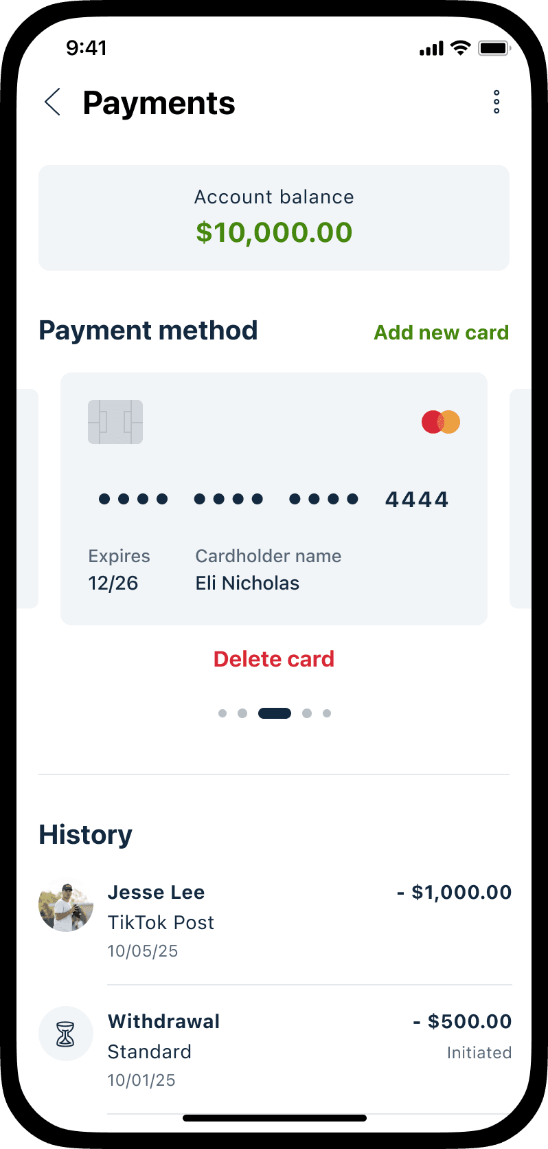 Opendorse screenshot 2