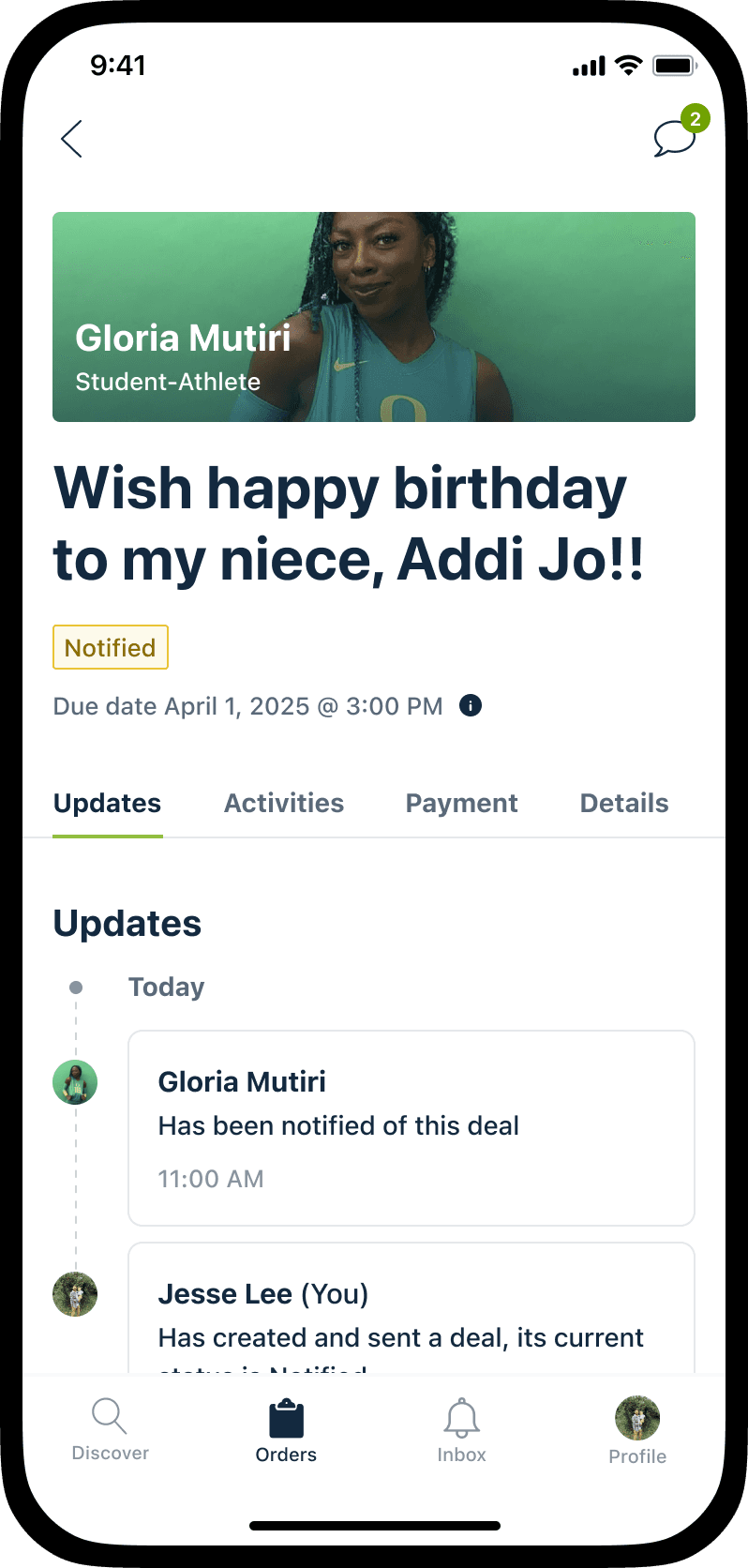 Opendorse screenshot 3